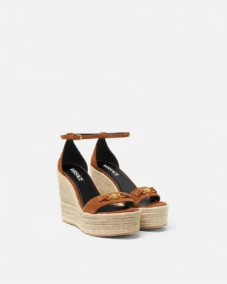 Medusa ’95 Suede Wedge Sandals 120 mm