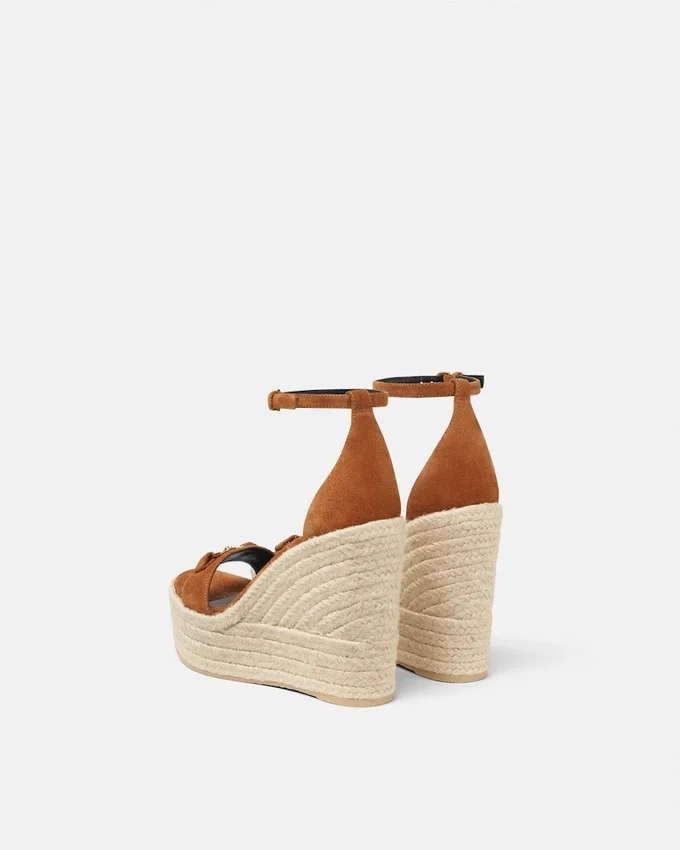 Medusa ’95 Suede Wedge Sandals 120 mm Medusa ’95 Suede Wedge Sandals 120 mm