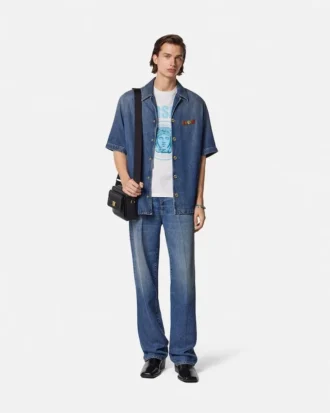 Medusa Biggie Denim Shirt