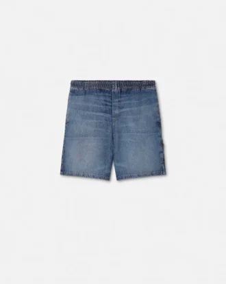 Medusa Biggie Denim Shorts