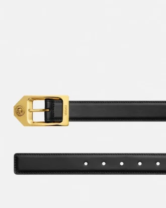 Medusa Biggie Leather Belt 3 cm