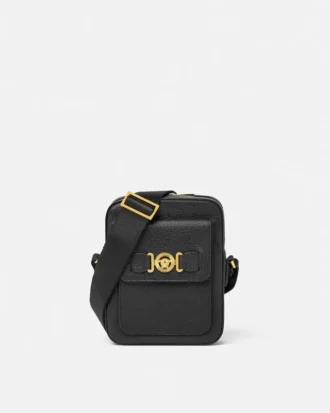 Medusa Biggie Leather Crossbody Bag