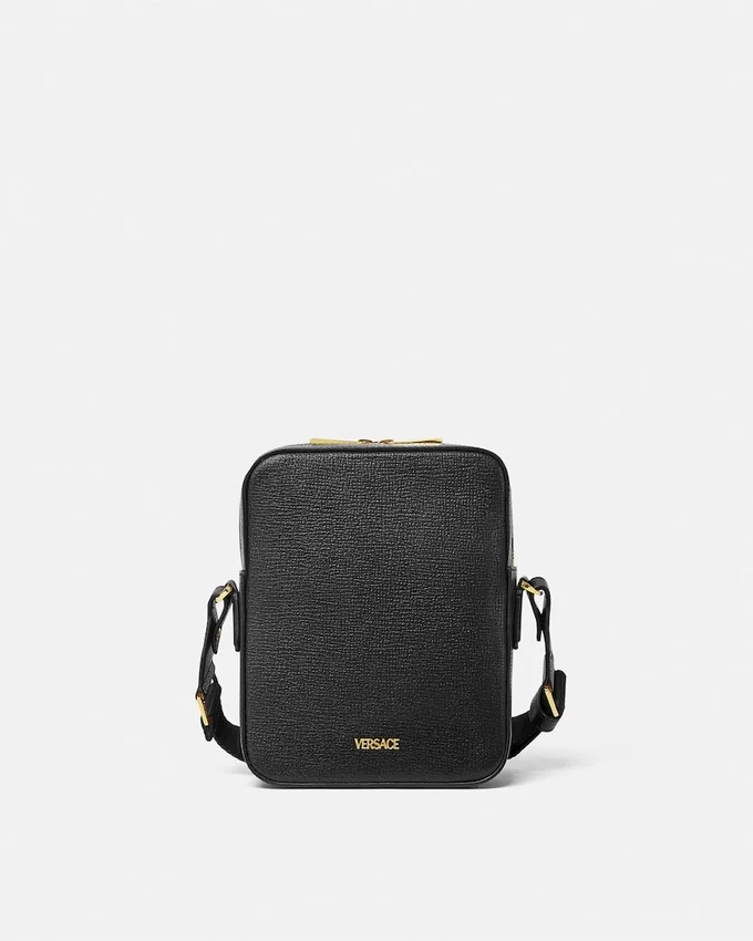 Medusa Biggie Leather Crossbody Bag Medusa Biggie Leather Crossbody Bag