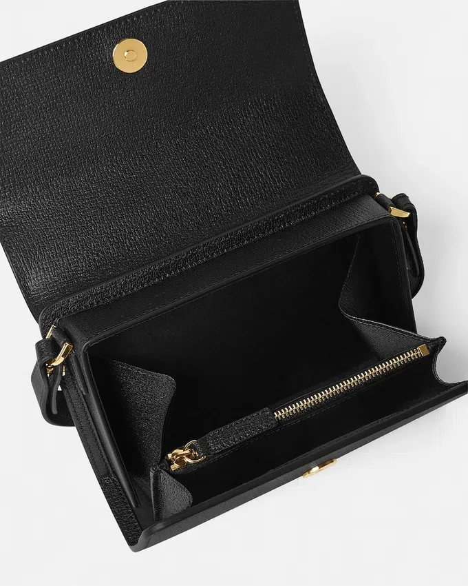 Medusa Biggie Leather Messenger Bag Medusa Biggie Leather Messenger Bag