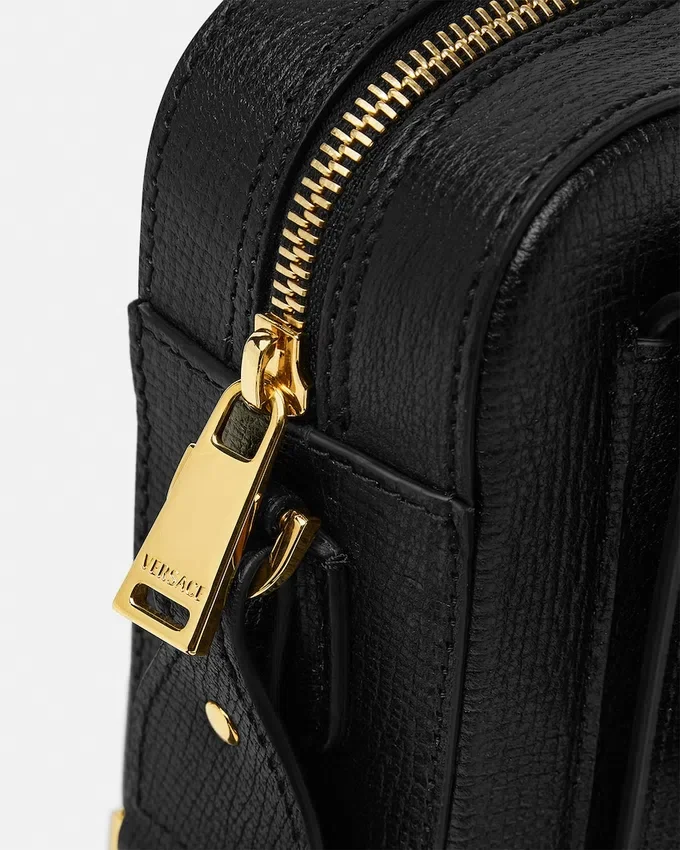 Medusa Biggie Leather Messenger Bag Medusa Biggie Leather Messenger Bag