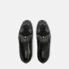 Medusa Embellished Satin Slippers Medusa Embellished Satin Slippers