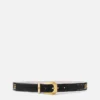 Medusa Heritage Embellished Leather Belt 3 cm Medusa Heritage Embellished Leather Belt 3 cm