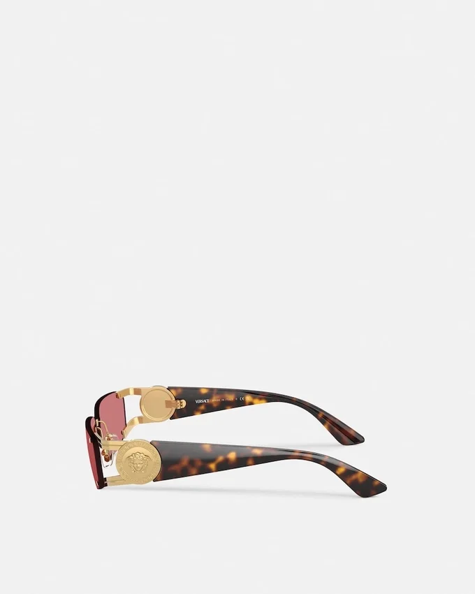 Medusa Honor Rectangular Sunglasses Medusa Honor Rectangular Sunglasses