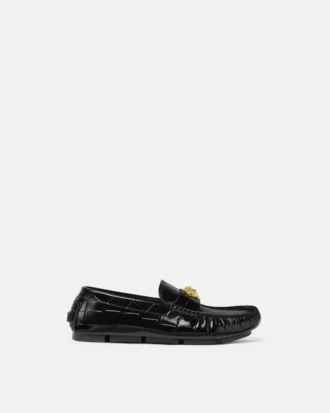Medusa Leather Driver Shoes Medusa Leather Driver Shoes