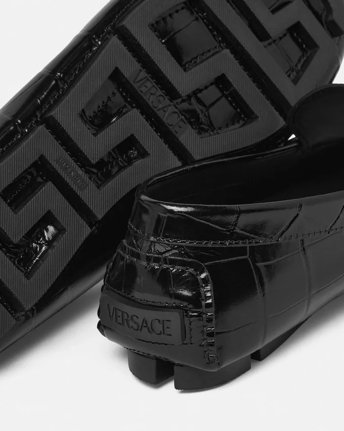 Medusa Leather Driver Shoes Medusa Leather Driver Shoes