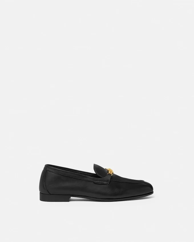 Medusa Leather Slippers Medusa Leather Slippers