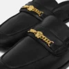 Medusa Leather Slippers Medusa Leather Slippers