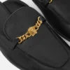 Medusa Leather Slippers Medusa Leather Slippers