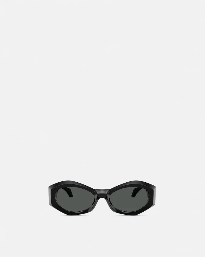 Medusa Plaque Geometric Sunglasses Medusa Plaque Geometric Sunglasses