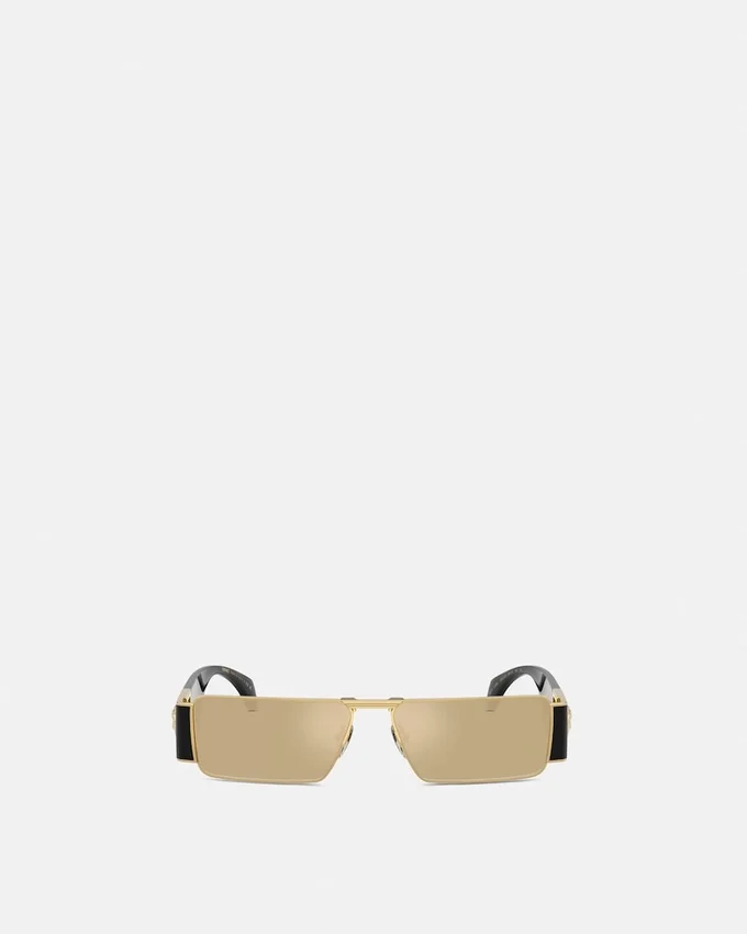 Medusa Plaque Rectangular Sunglasses Medusa Plaque Rectangular Sunglasses
