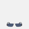 Medusa Plaque Rectangular Sunglasses