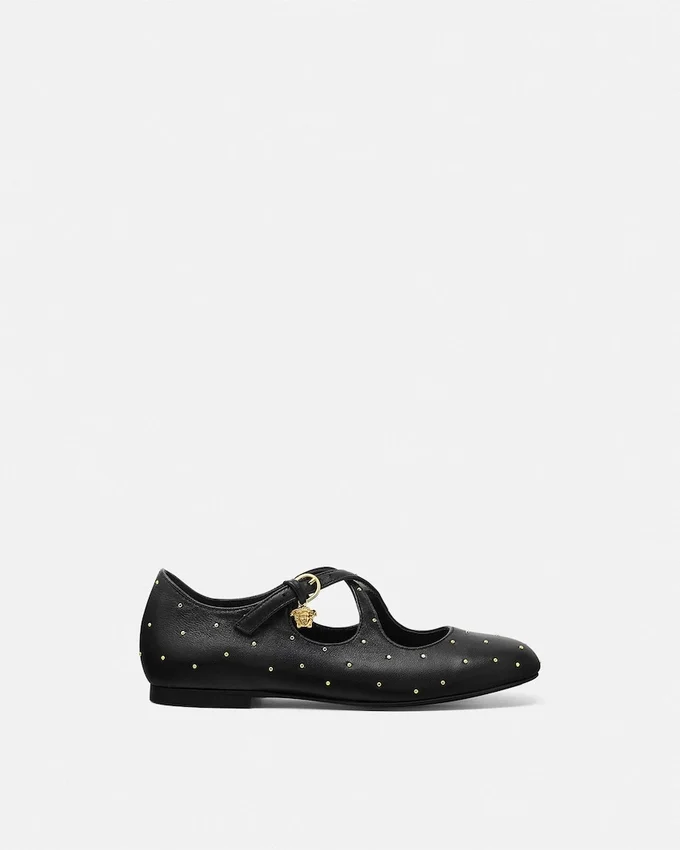 Medusa Studded Kids Slippers Medusa Studded Kids Slippers