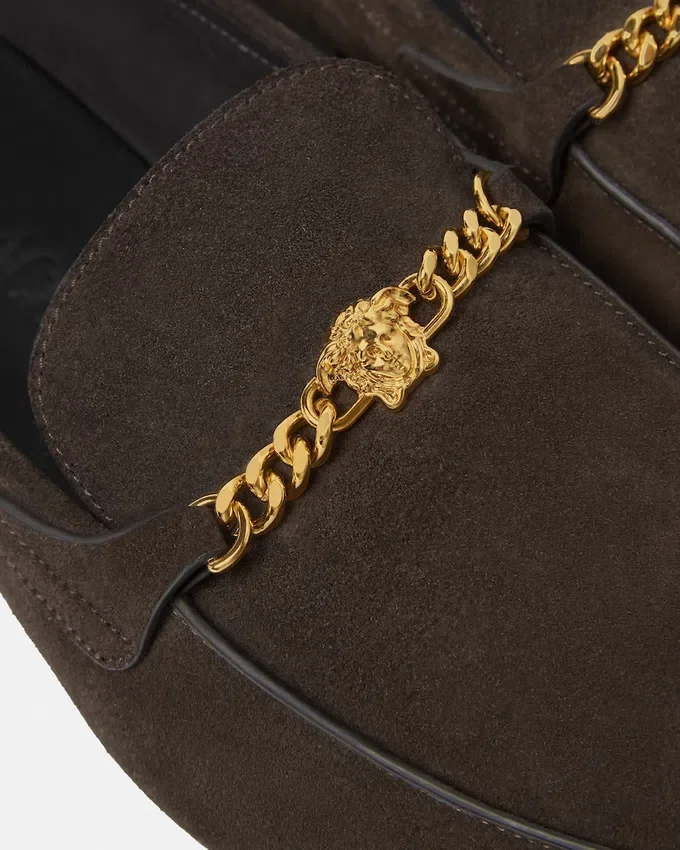 Medusa Suede Slippers Medusa Suede Slippers