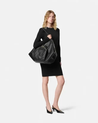 Merino Wool Fitted Knit Mini Dress