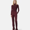 Merino Wool Fitted Ribbed Knit Top Merino Wool Fitted Ribbed Knit Top