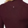 Merino Wool Fitted Ribbed Knit Top Merino Wool Fitted Ribbed Knit Top