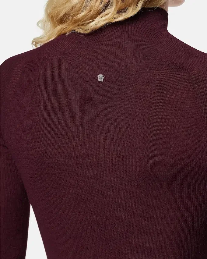 Merino Wool Fitted Ribbed Knit Top Merino Wool Fitted Ribbed Knit Top