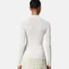 Merino Wool Fitted Ribbed Knit Top Merino Wool Fitted Ribbed Knit Top
