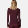 Merino Wool Fitted Ribbed Knit Top Merino Wool Fitted Ribbed Knit Top