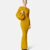 Merino Wool Ribbed Knit Maxi Dress Merino Wool Ribbed Knit Maxi Dress