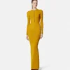 Merino Wool Ribbed Knit Maxi Dress Merino Wool Ribbed Knit Maxi Dress