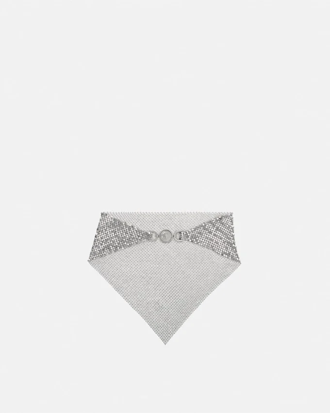 Metal Mesh Bandana Necklace Metal Mesh Bandana Necklace
