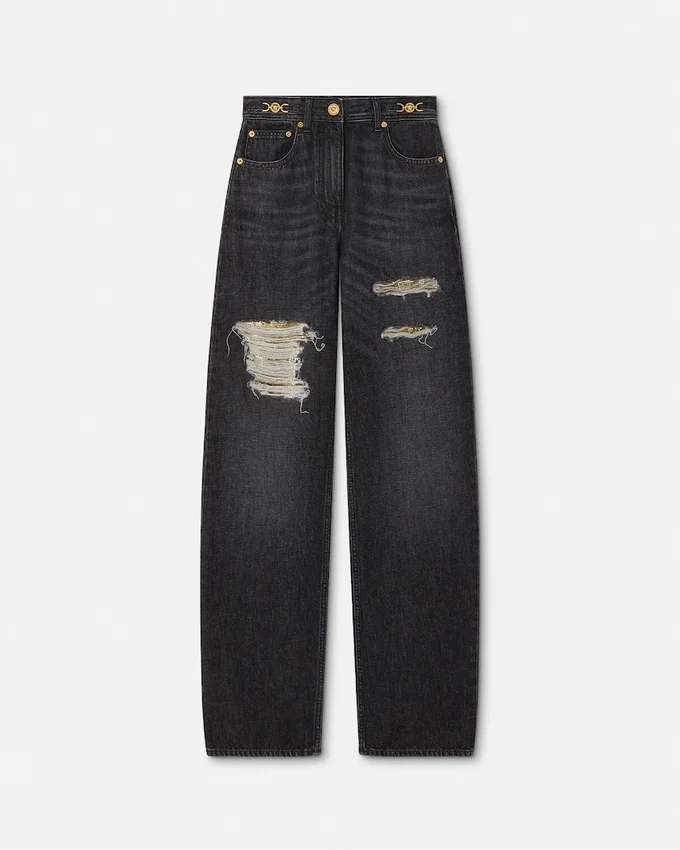 Metal Mesh Regular-Fit Jeans Metal Mesh Regular-Fit Jeans
