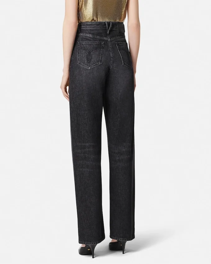 Metal Mesh Regular-Fit Jeans Metal Mesh Regular-Fit Jeans