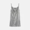 Metal Mesh Slip Mini Dress Metal Mesh Slip Mini Dress