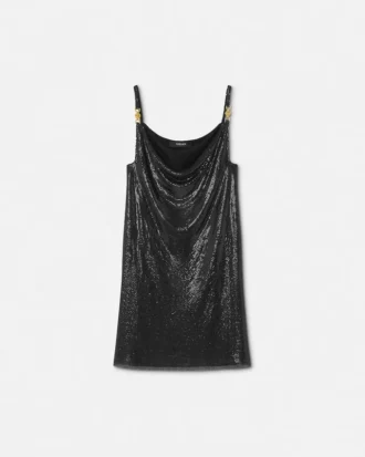 Metal Mesh Slip Mini Dress Metal Mesh Slip Mini Dress