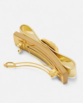 Metallic Gianni Ribbon Hair Clip