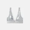 Metallic Triangle Bikini Top Metallic Triangle Bikini Top