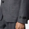Micro-Checked Wool Blazer Micro-Checked Wool Blazer