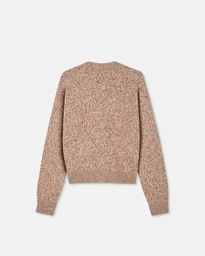 Mouliné Cashmere-Blend Knit Boxy Cardigan Mouliné Cashmere-Blend Knit Boxy Cardigan