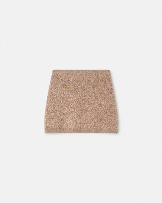 Moulin&eacute; Cashmere-Blend Knit Mini Skirt