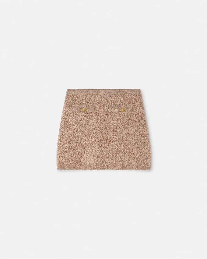 Mouliné Cashmere-Blend Knit Mini Skirt Mouliné Cashmere-Blend Knit Mini Skirt