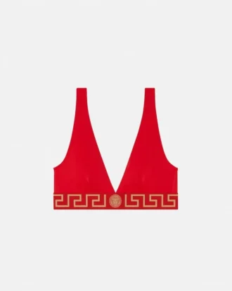 Nylon-Blend Bikini Top
