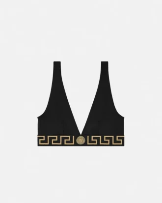 Nylon-Blend Bikini Top