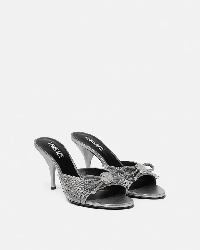 Opera Bow Embellished Mules 85 mm Opera Bow Embellished Mules 85 mm