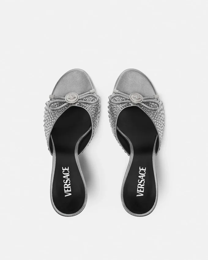 Opera Bow Embellished Mules 85 mm Opera Bow Embellished Mules 85 mm