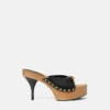 Opera Bow Leather Clogs 110 mm Opera Bow Leather Clogs 110 mm