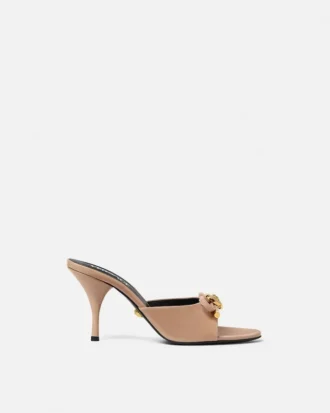 Opera Bow Patent Mules 85 mm