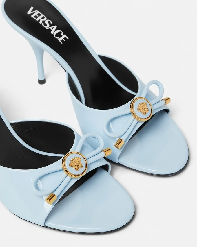 Opera Bow Patent Mules 85 mm Opera Bow Patent Mules 85 mm