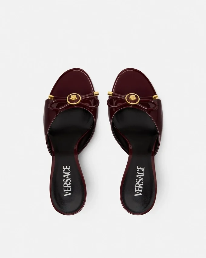 Opera Bow Patent Mules 85 mm Opera Bow Patent Mules 85 mm