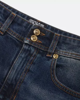 Piece Number Straight-Fit Jeans